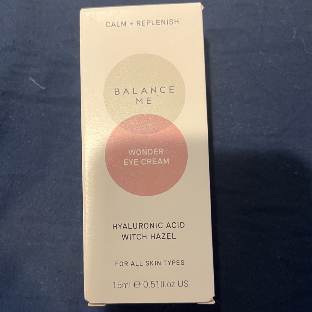 Hyaluronic eye cream
